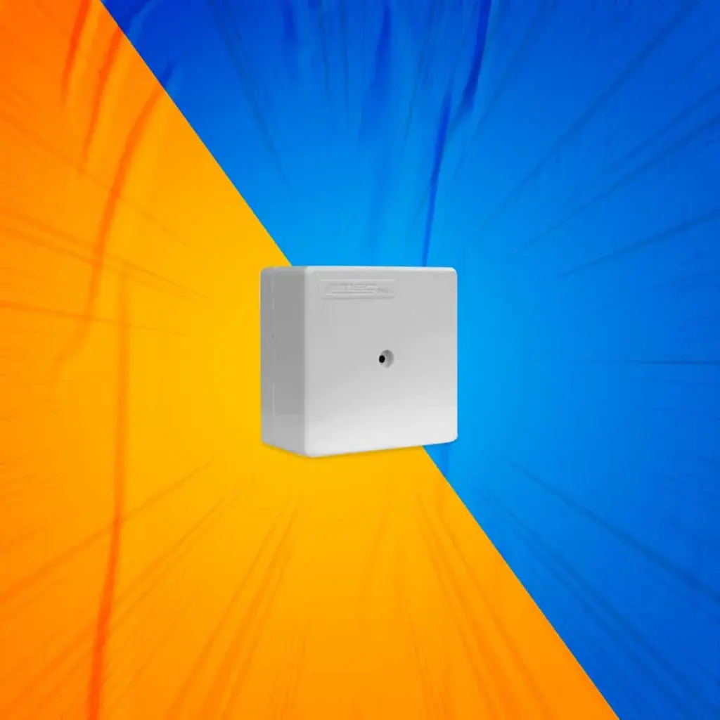 CAJA PVC SPTO CUAD BLANCA 65X65X35 MEC