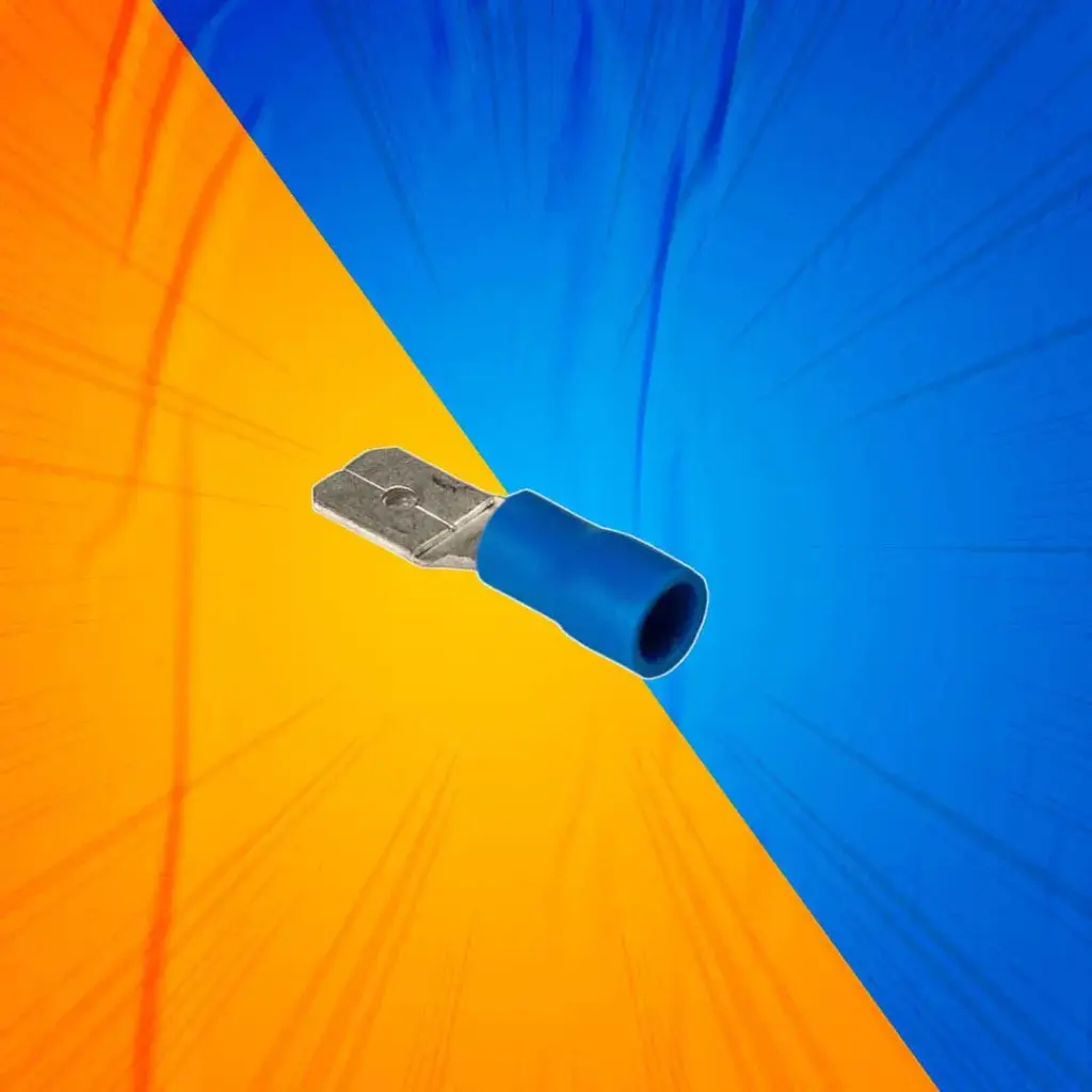 TERMINAL MACHO PALETA AZUL 2.8X0.5 MM 2.4 MM 16 MEC