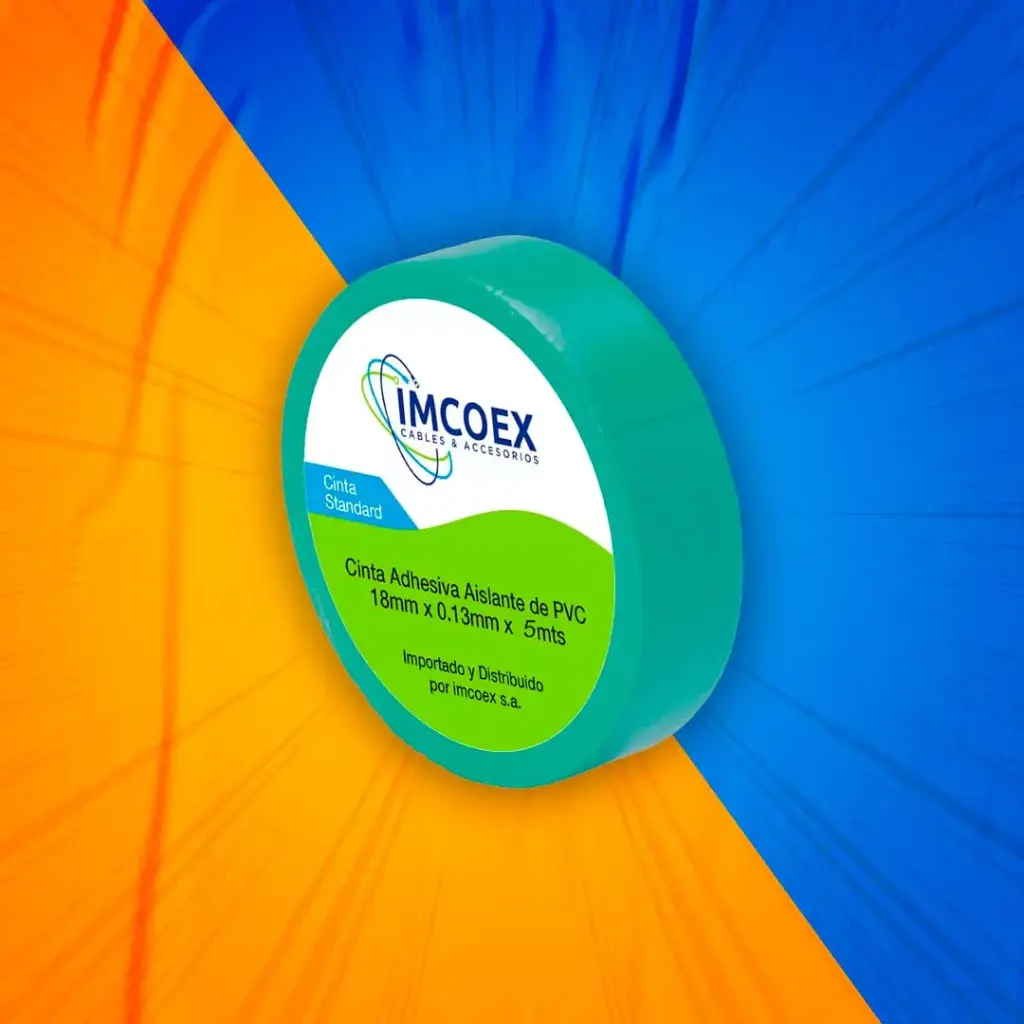 CINTA PVC 5M VERDE IMCOEX