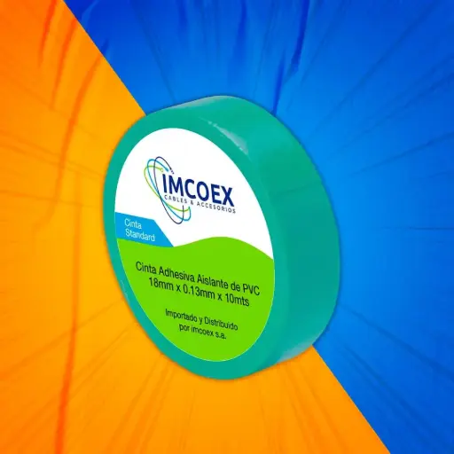 [72300010-5] CINTA PVC 10M VERDE IMCOEX