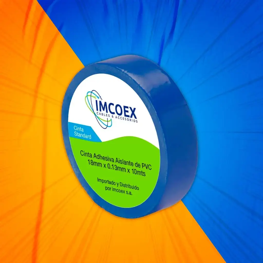 [72300010-4] CINTA PVC 10M AZUL IMCOEX