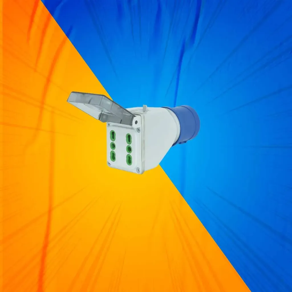 [7673101] ADAPTADOR INDUSTRIAL 73101 IP44 2X 2P+T 16A 250V FANTON