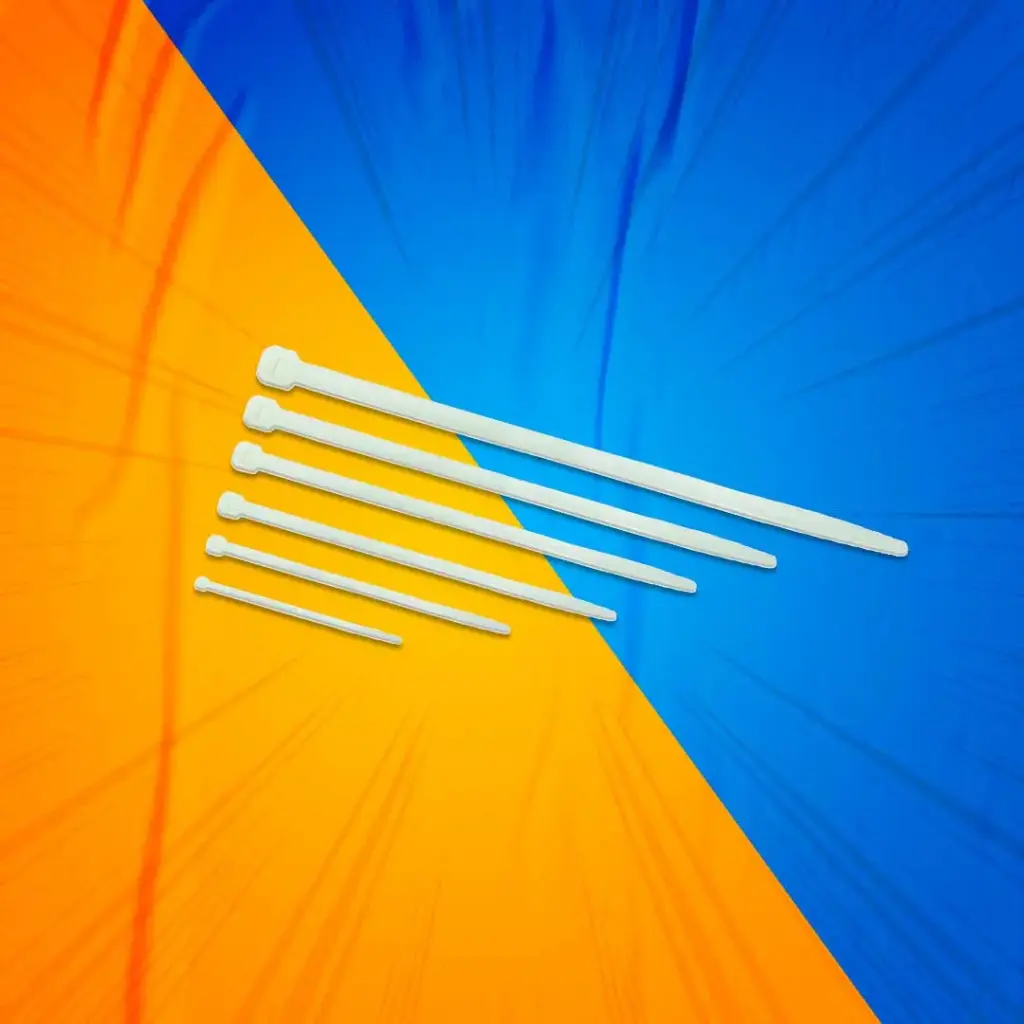 AMARRA PVC BLANCA 120X4,8 MM 22KG 100U MEC