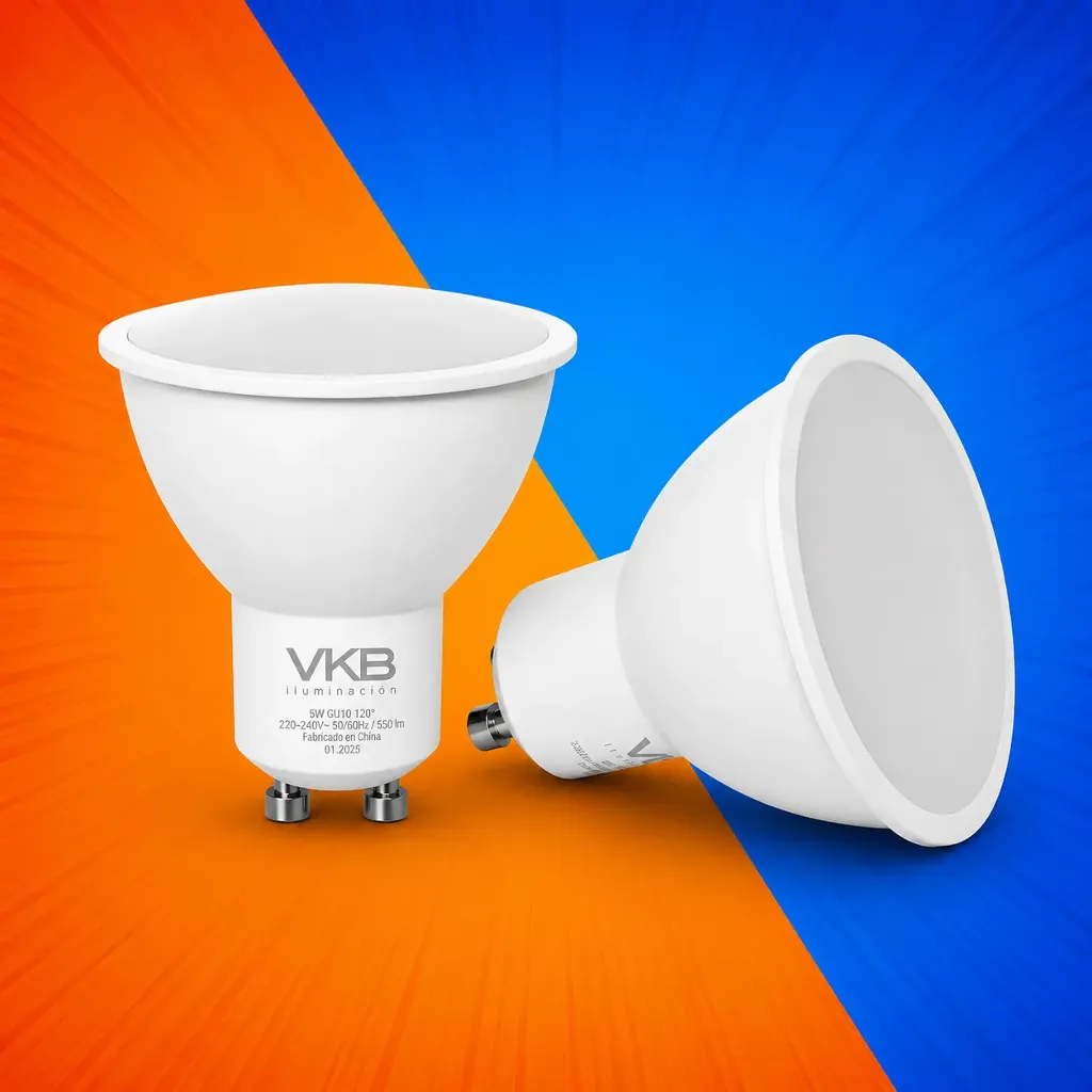 AMPOLLETA LED 5W 3000K GU10 VKB