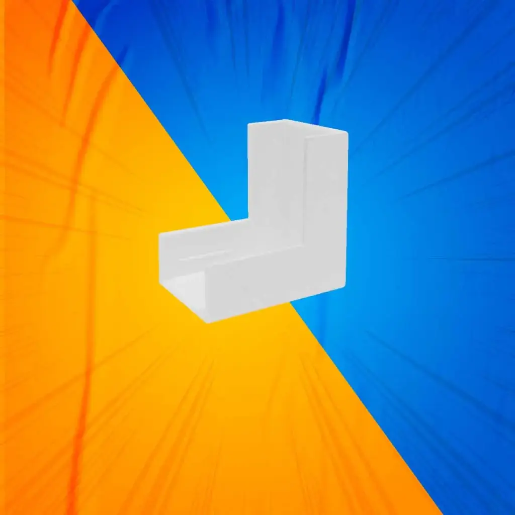 CURVA EXTERNA CANALETA PVC 20X10 MEC