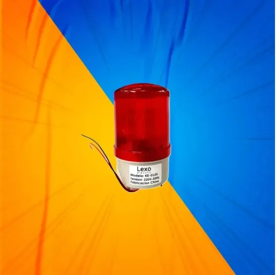 BALIZA DESTELLO LED ROJA 220V KE-60 LEXO