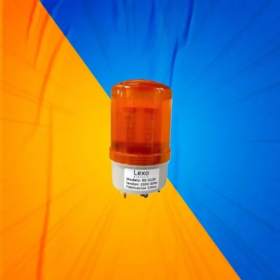 BALIZA DESTELLO LED AMARILLA 220V KE-60 LEXO