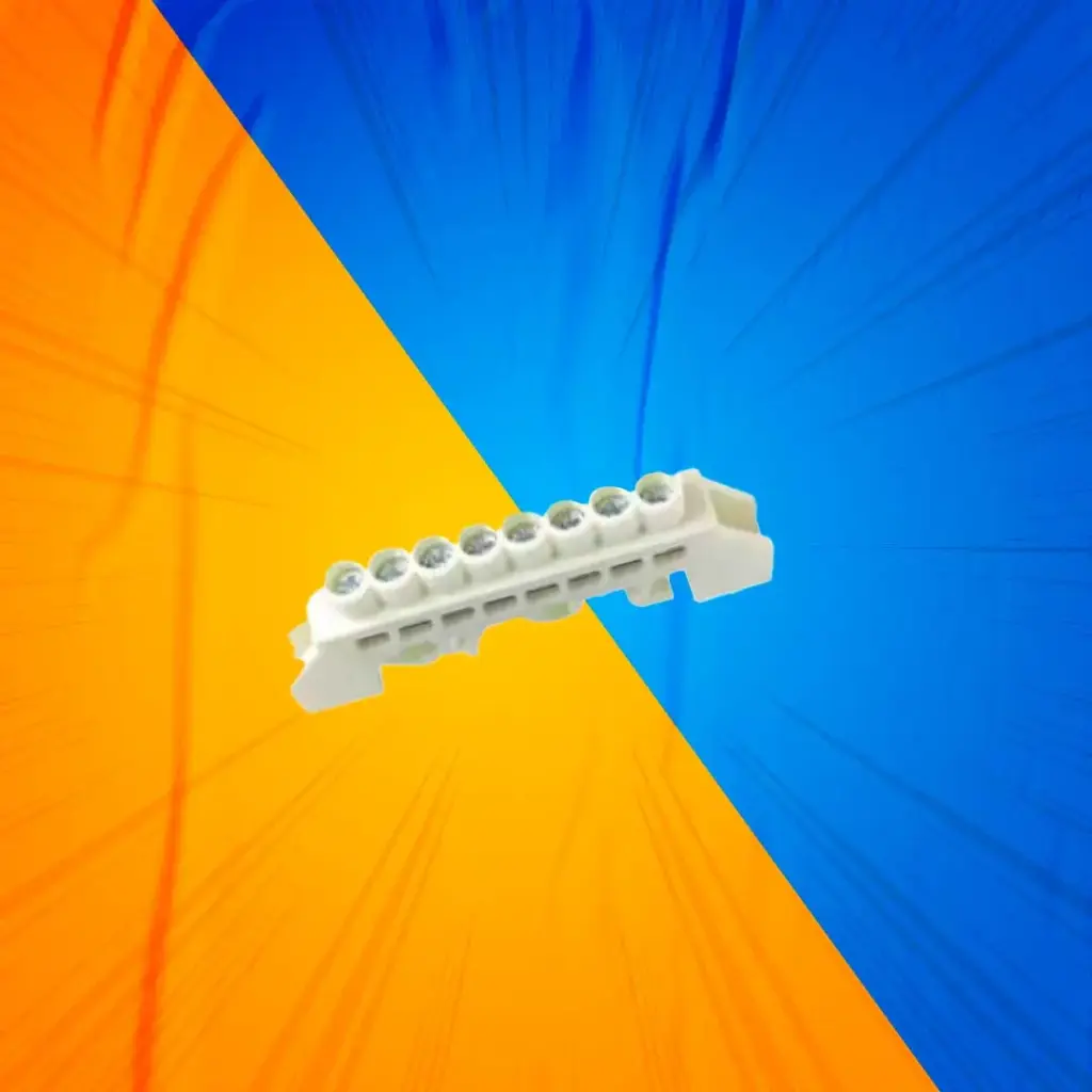 BARRA CONEXION R/DIN 6P 6MM BLANCA ENERLUX