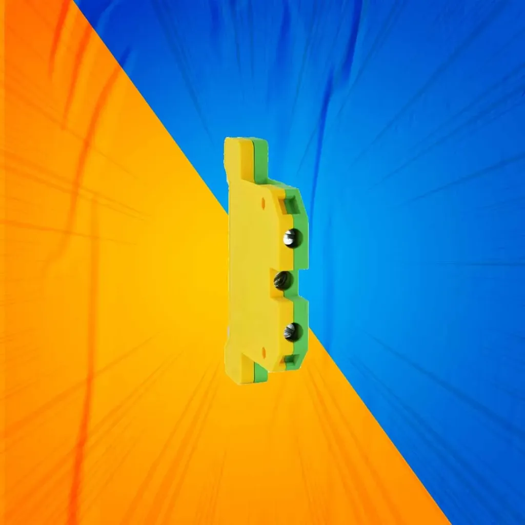 BORNE NYLON 0.2-4MM2 40A VERDE/AMARILLO LEXO