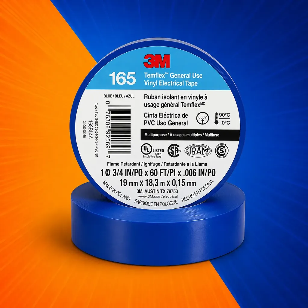 CINTA AISL 19MM 10M AZUL 3M