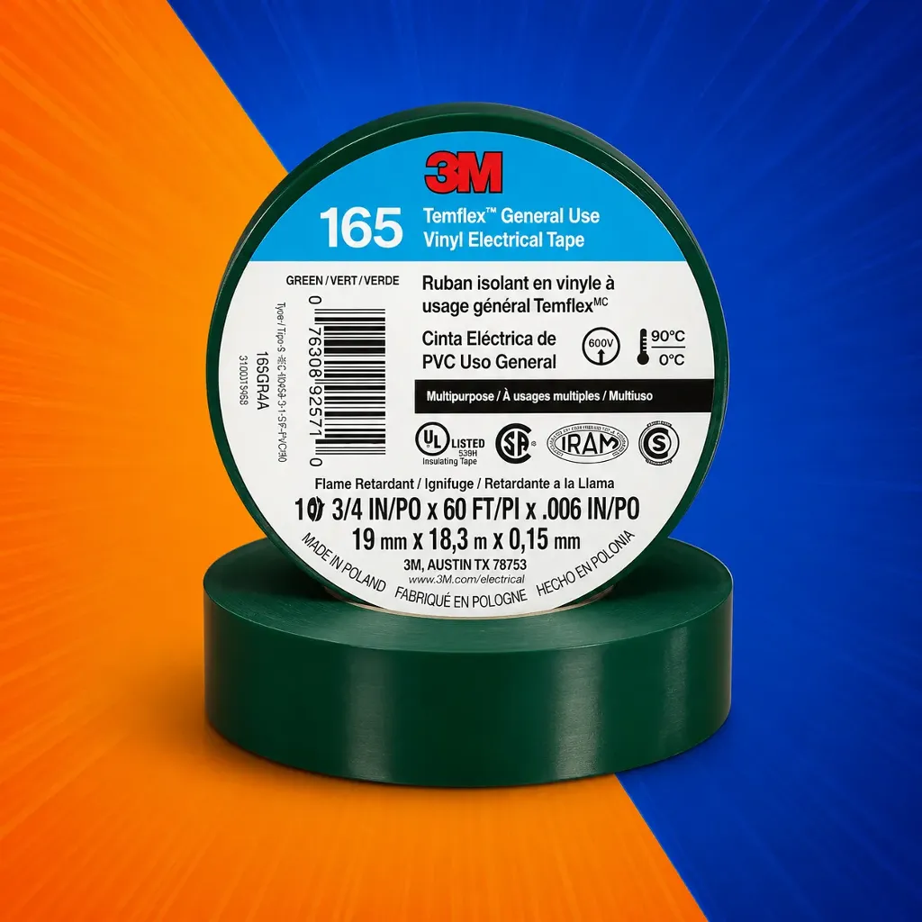 CINTA AISL 19MM 10M VERDE 3M