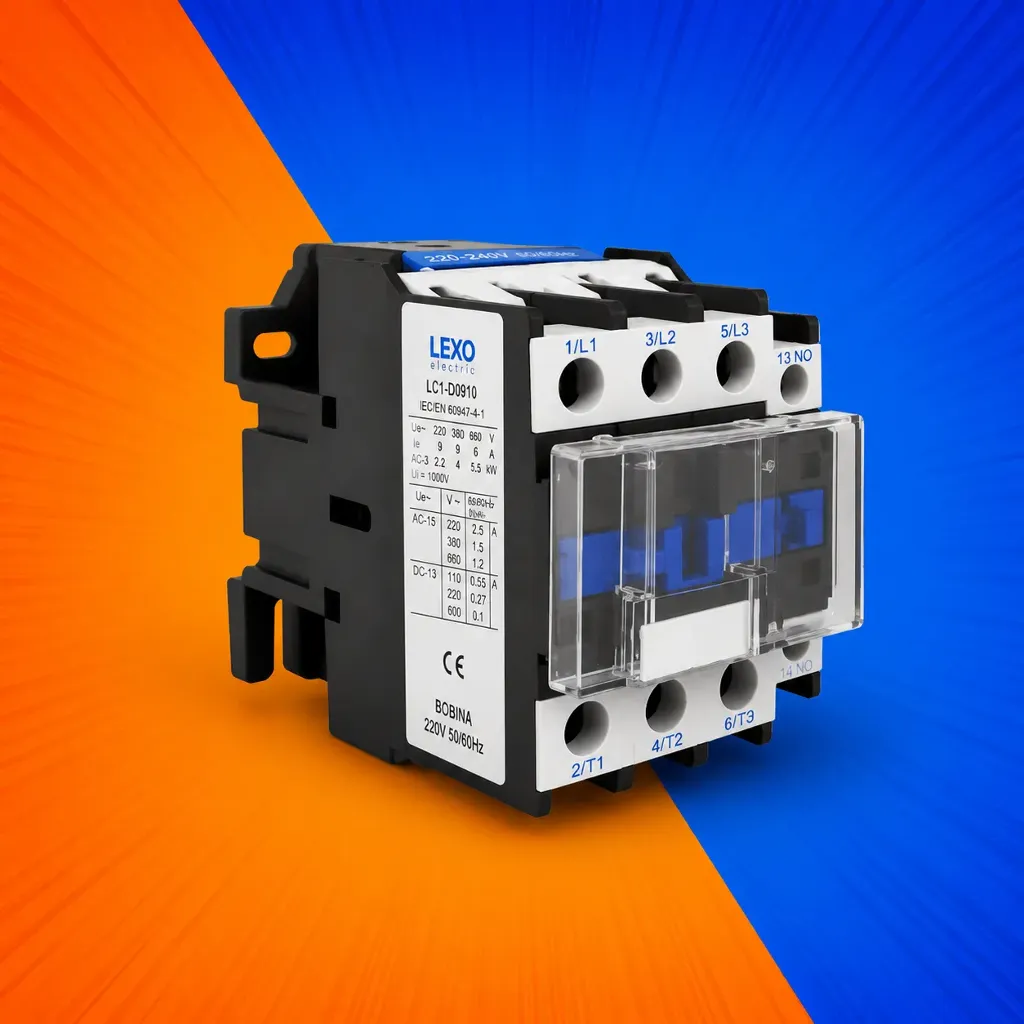 CONTACTOR 18A 220/400V 1NO IP20 LEXO