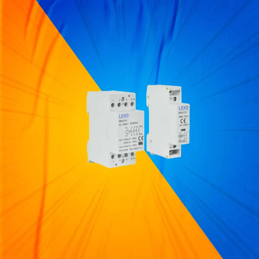 [5360124] CONTACTOR MODULAR R/DIN 25A 230V 4NO LEXO