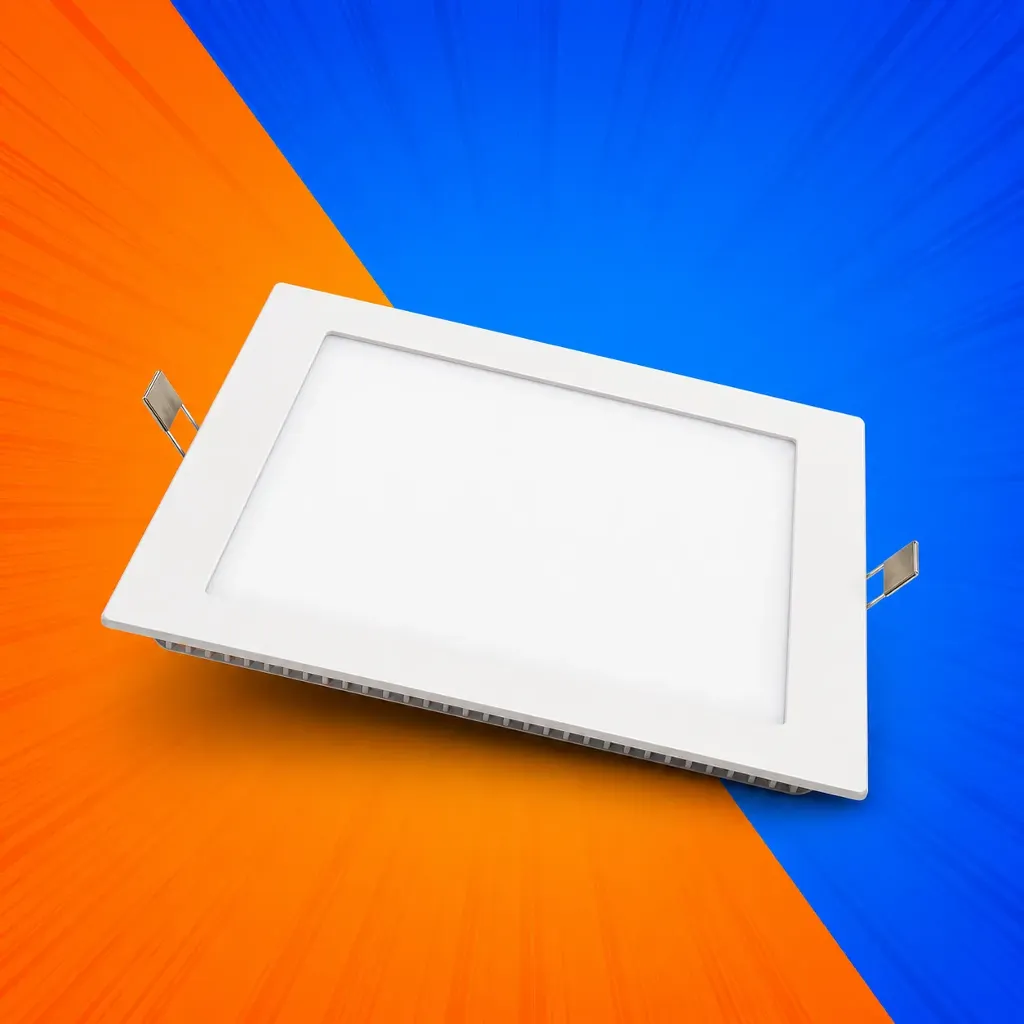 FOCO LED EMB CUAD 18W 6000K VKB