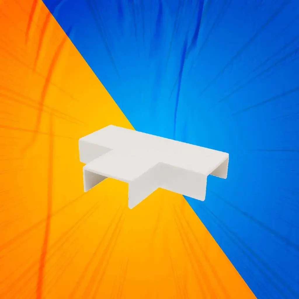 DERIVACIÓN TEE P/CANALETA PVC 20X10 MEC