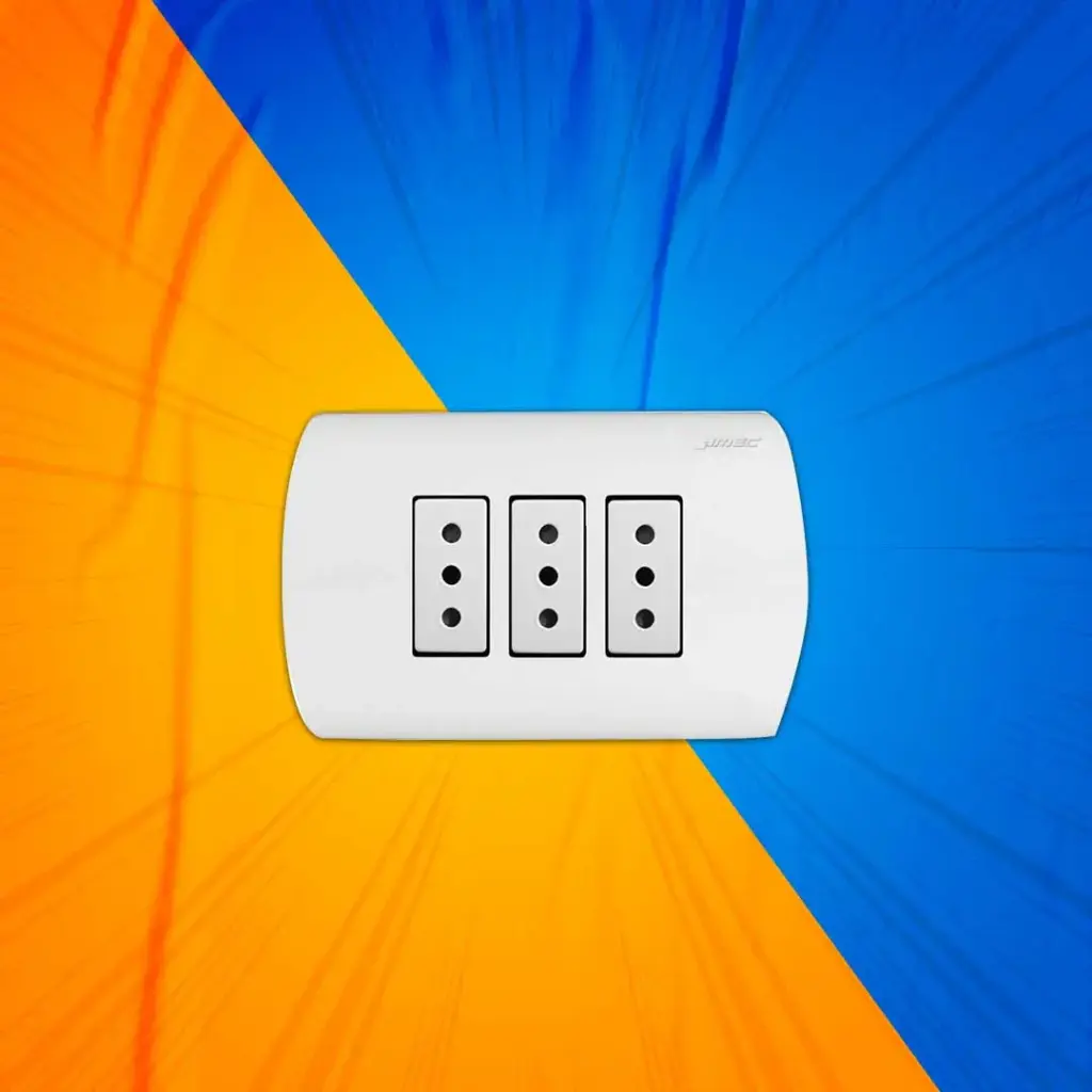 ENCHUFE TRI EMB 2P+T 10A 250V BCO MEC