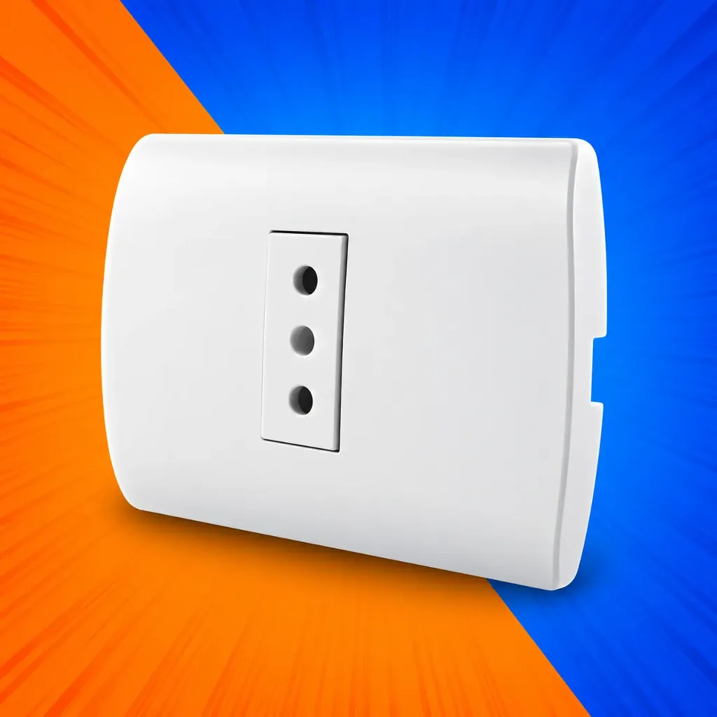 ENCHUFE SIM EMB 2P+T 10A BLANCO MEC