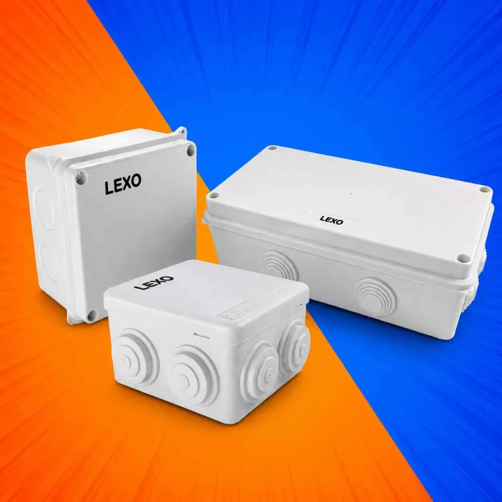 CAJA ESTANCA 200X100X70 IP65 C/CONOS LEXO
