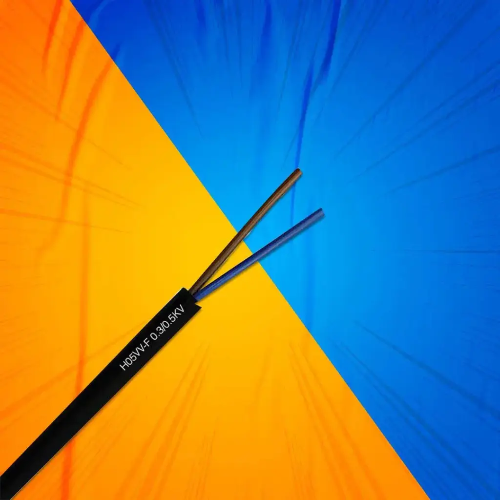 [5000CO2075] CABLE H05VV-F 2X0,75 MM2 600V NEGRO MEC