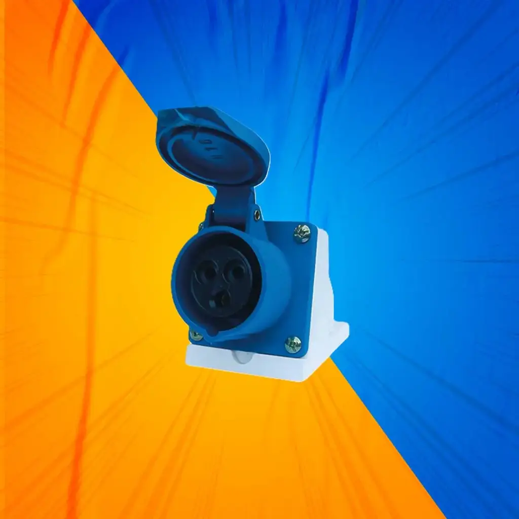 ENCHUFE IND HEM SPTO 32A 2P+T 220V IP44 LEXO