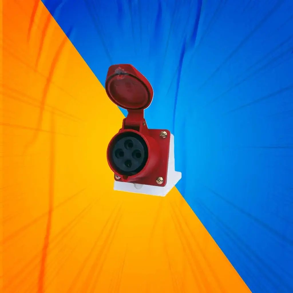 ENCHUFE IND HEM SPTA 32A 3P+T 380V IP44 LEXO