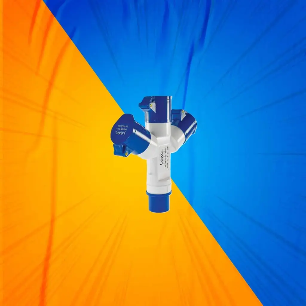 DERIVACIÓN P/ENCHUFE INDUSTRIAL 3 HEMBRAS IP44 16A LEXO