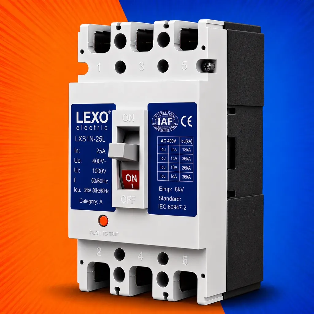 INTERRUPTOR CAJA MOLDEADA FIJO 3X25A 25KA LEXO