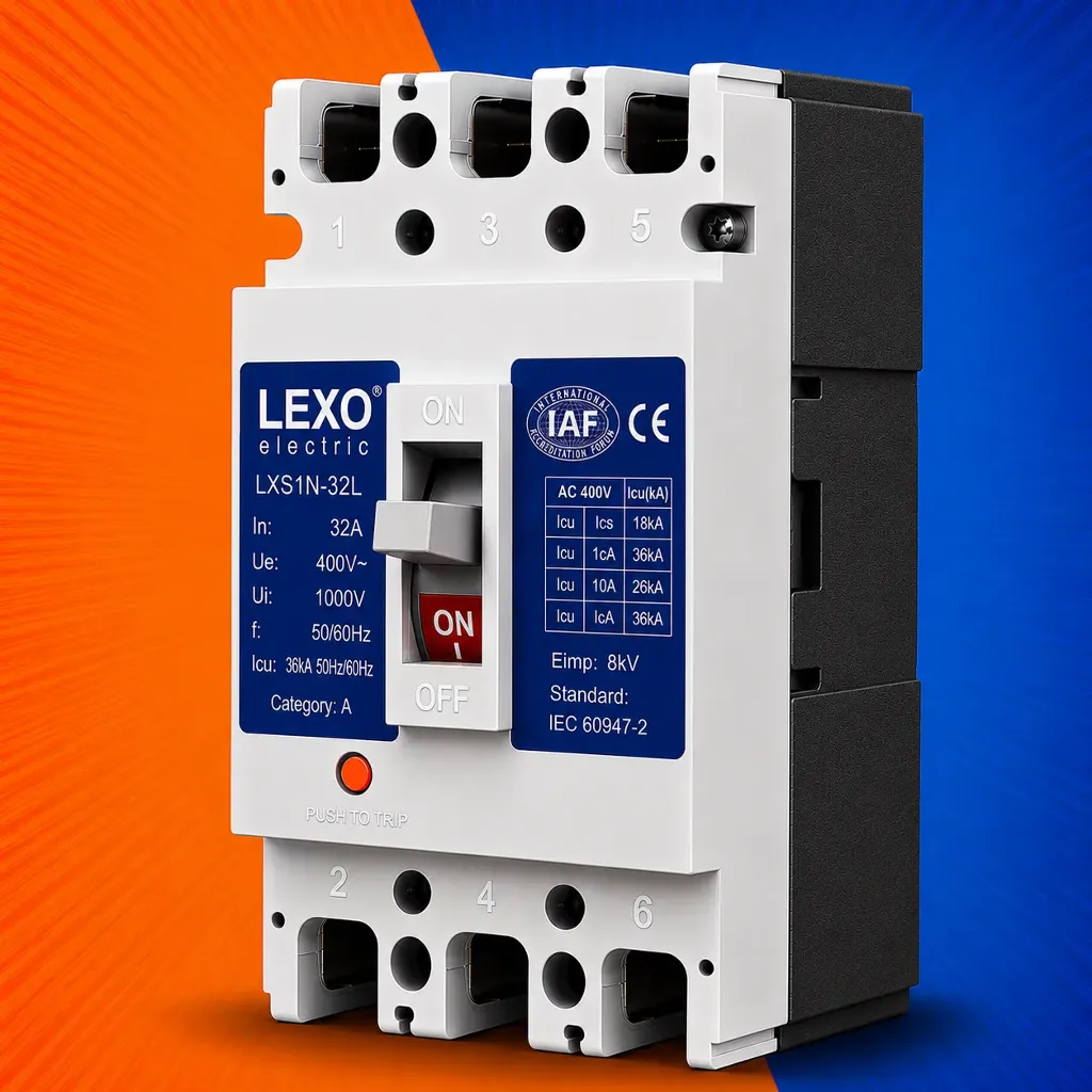 INTERRUPTOR CAJA MOLDEADA FIJO 3X32A 25KA LEXO