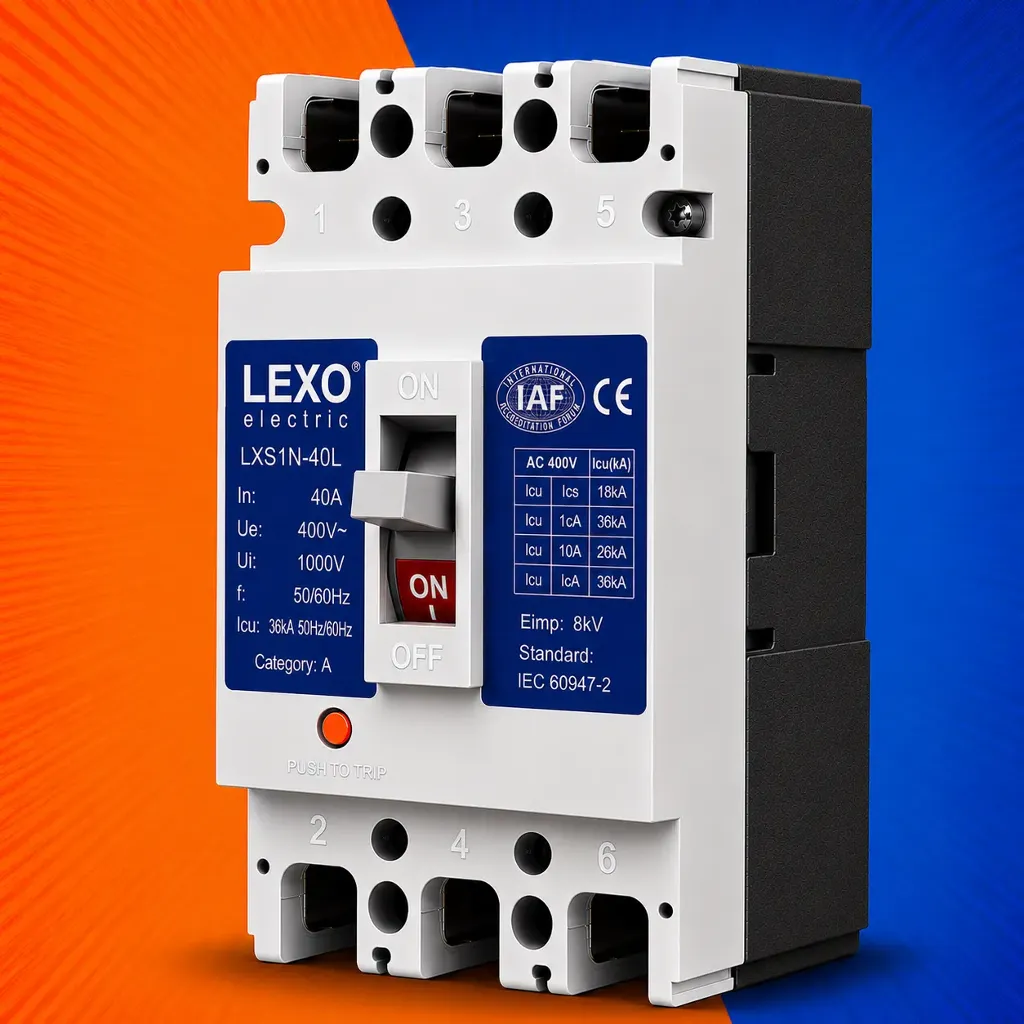 INTERRUPTOR CAJA MOLDEADA FIJO 3X40A 25KA LEXO