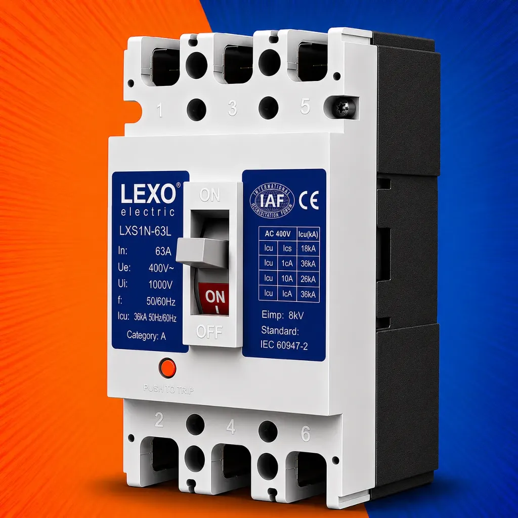 INTERRUPTOR CAJA MOLDEADA FIJO 3X63A 25KA LEXO