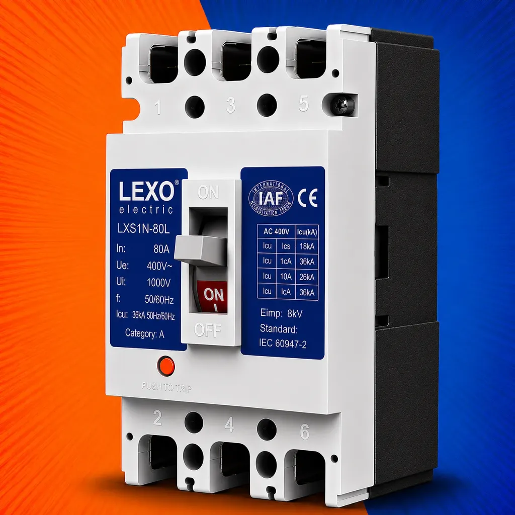 INTERRUPTOR CAJA MOLDEADA FIJO 3X80A 35KA LEXO