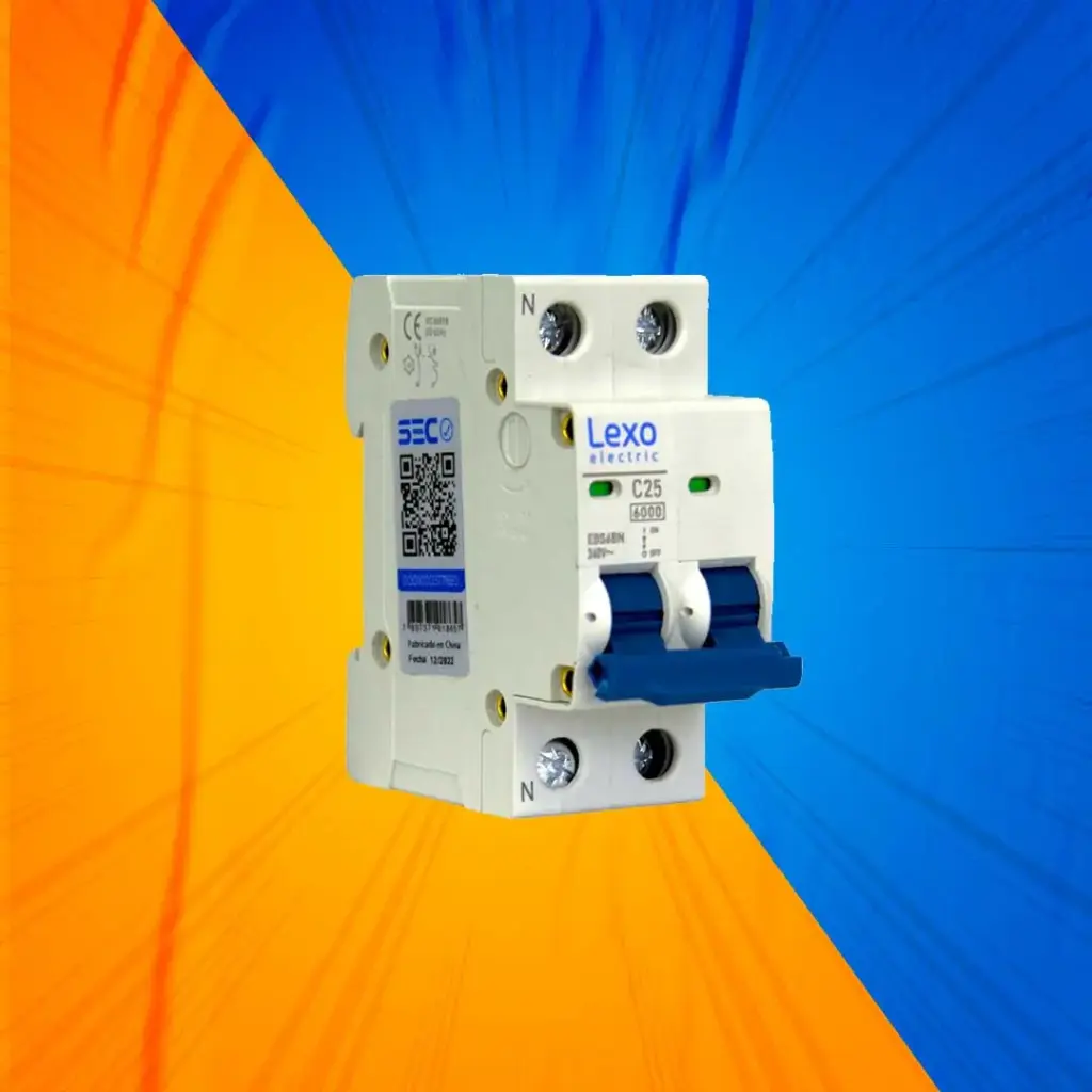 AUTOMÁTICO 1P+N 25A C 6KA EBS6BN LEXO