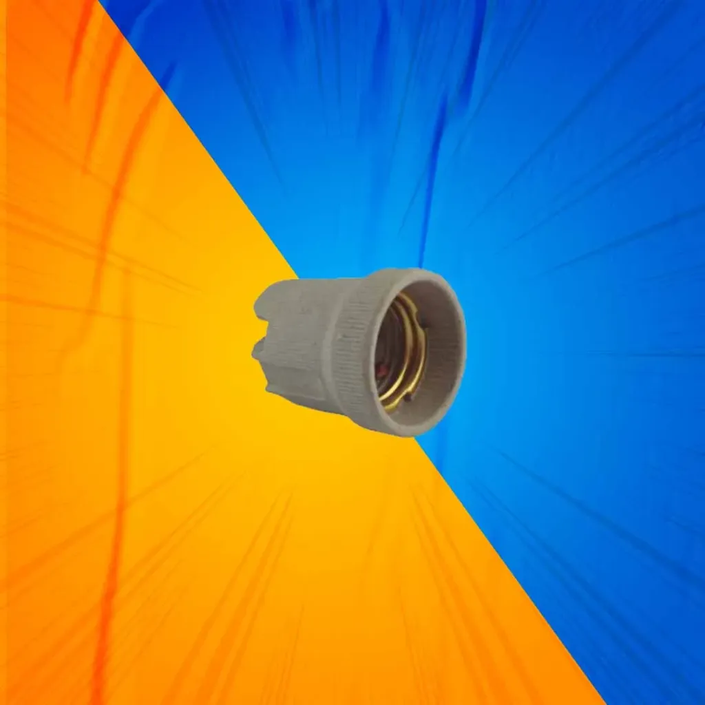 [5000PL0331] PORTALAMPARA E27 PORCELANA MEC