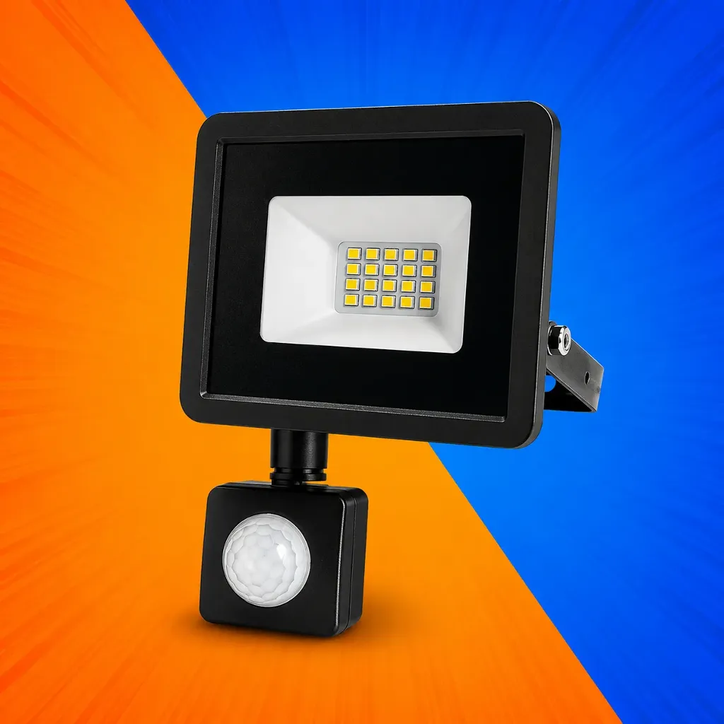 PROYECTOR LED 20W 6000K IP65 C/SENSOR ENERLUX