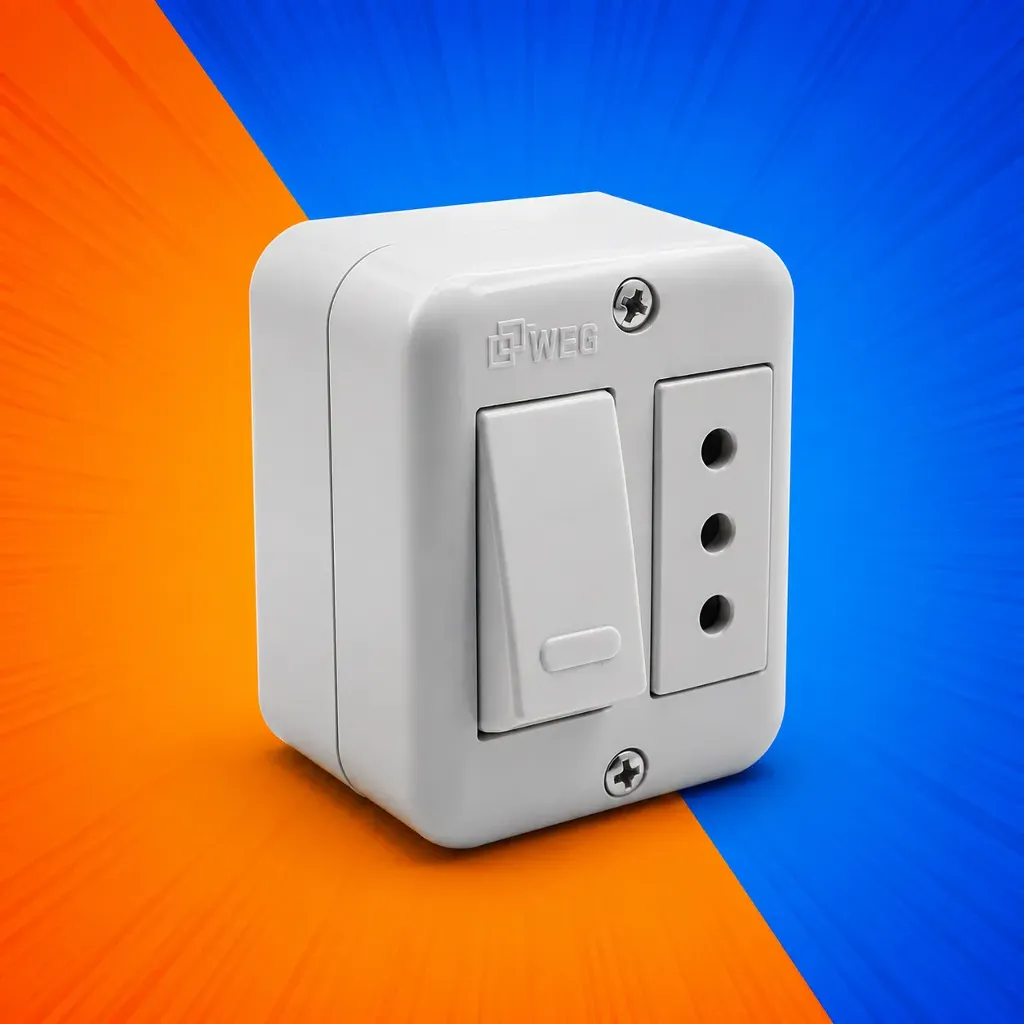 INTERRUPTOR 9/12 + ENCHUFE SPTO 10A 2P+T BCO ARIS MEC