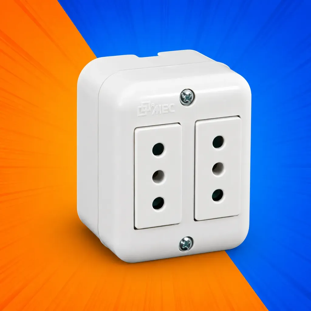 [0200TA0542] ENCHUFE DOB SPTO 2P+T 10A BLANCO MEC