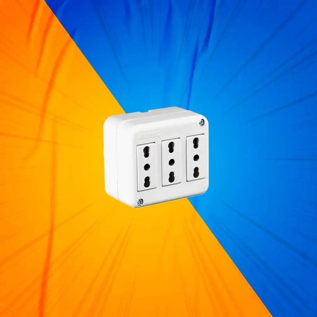 ENCHUFE TRI SPTO 2P+T 10/16A MEC