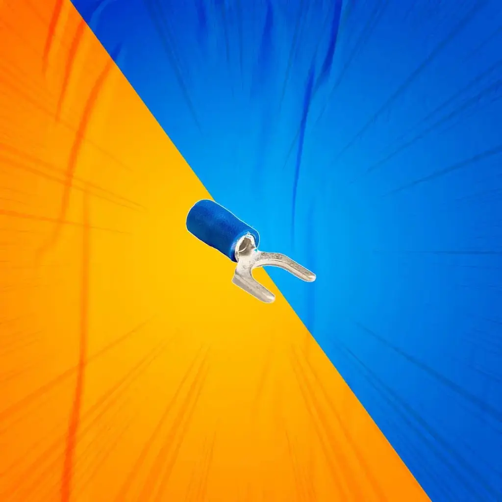 TERMINAL HORQUILLA AZUL 1,5-2,5 MM2 3.7MM 4.5MM MEC