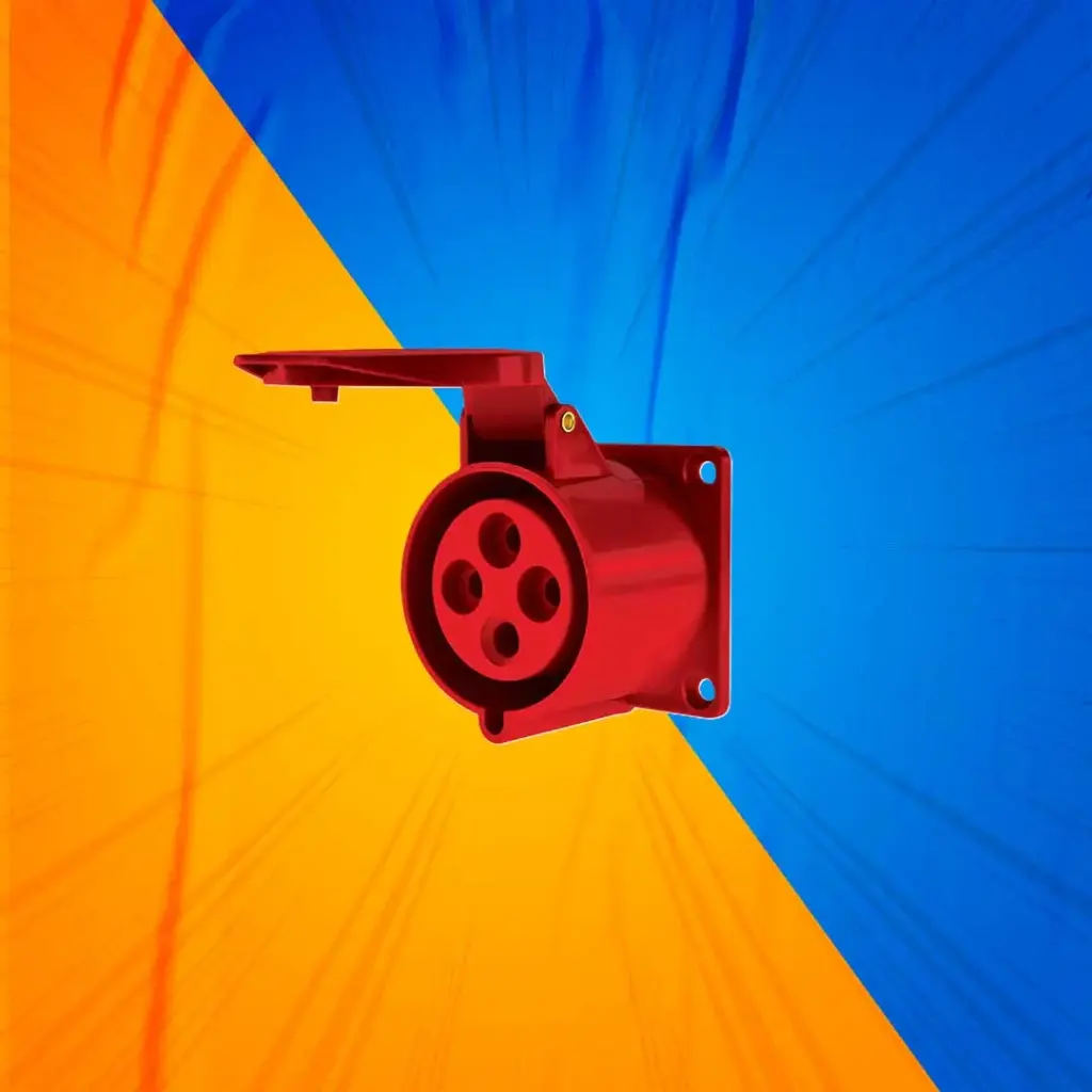 ENCHUFE IND HEM SPTA 16A 3P+N 380V IP44 LEXO