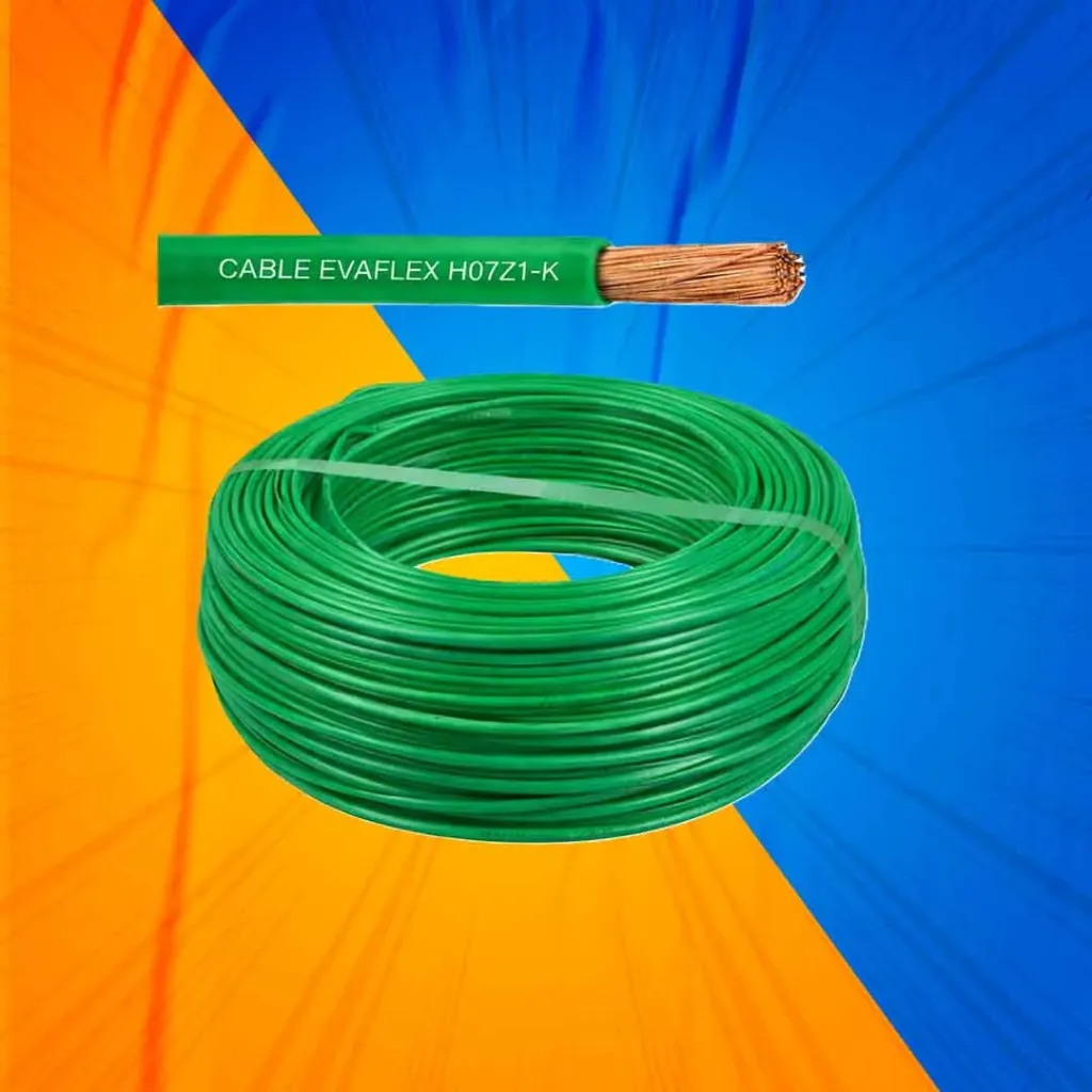 CABLE H07Z1-K 1X2,5 MM2 VERDE ASCABLE