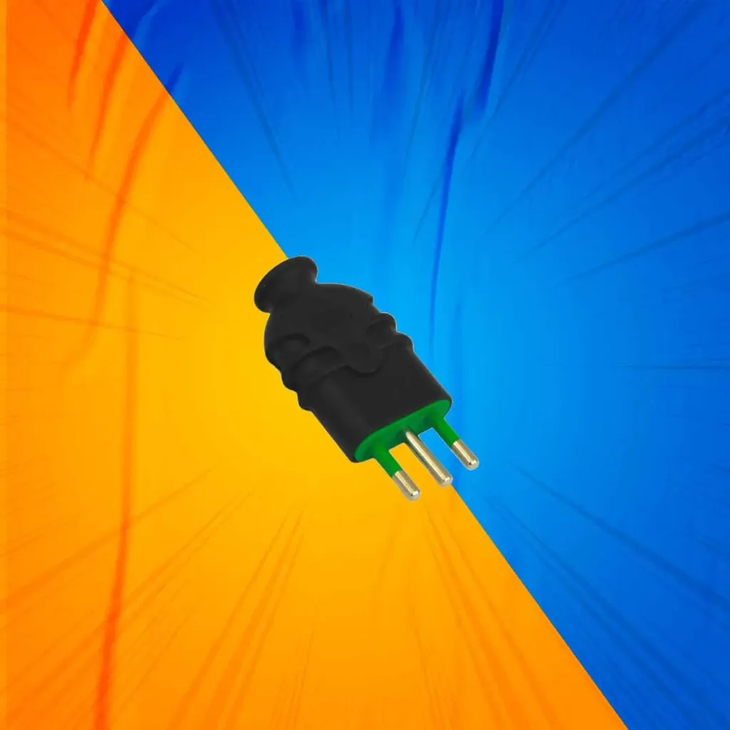 ENCHUFE MAC VOL 2P+T 16A NEGRO FANTON