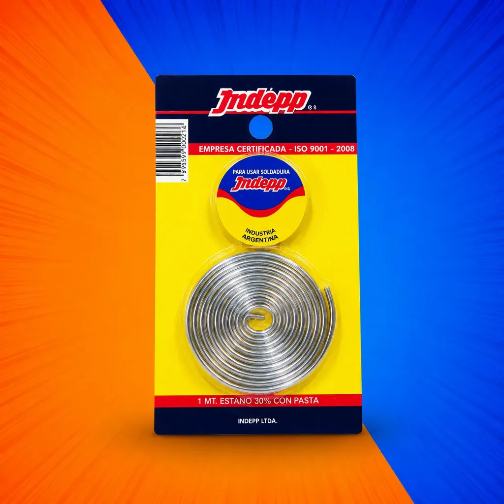 [10106] DISPLAY SOLDADURA 50% 1 MT C/PASTA INDEPP