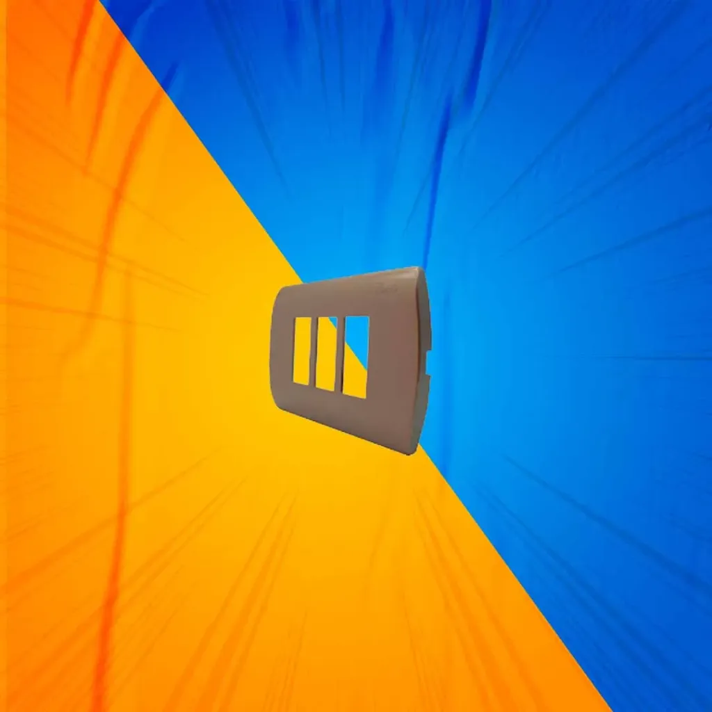 [0600PA0598] PLACA 3 MOD C/SOPORTE DORADO MEC