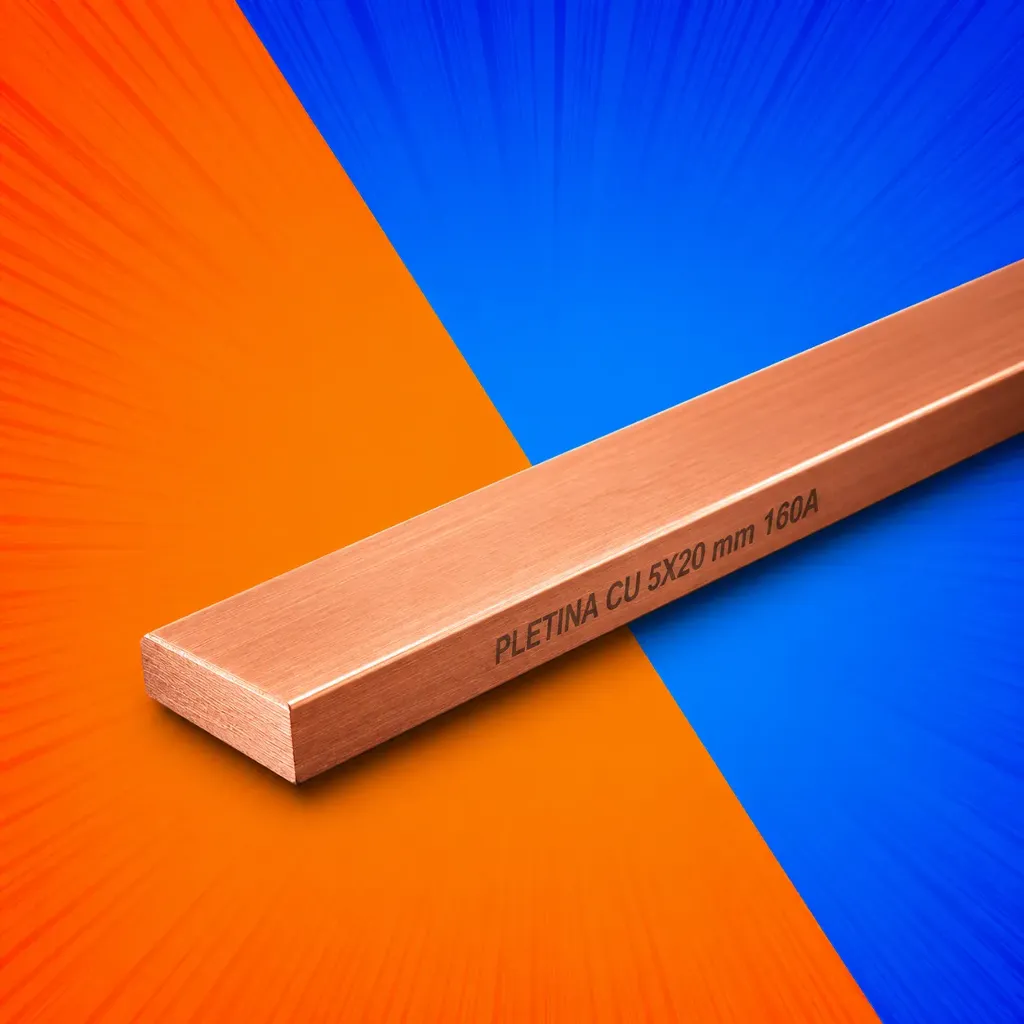 PLETINA CU 5X20 MM 160A