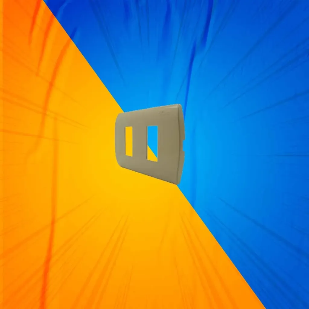 PLACA 2 MOD C/SOPORTE DORADO MEC