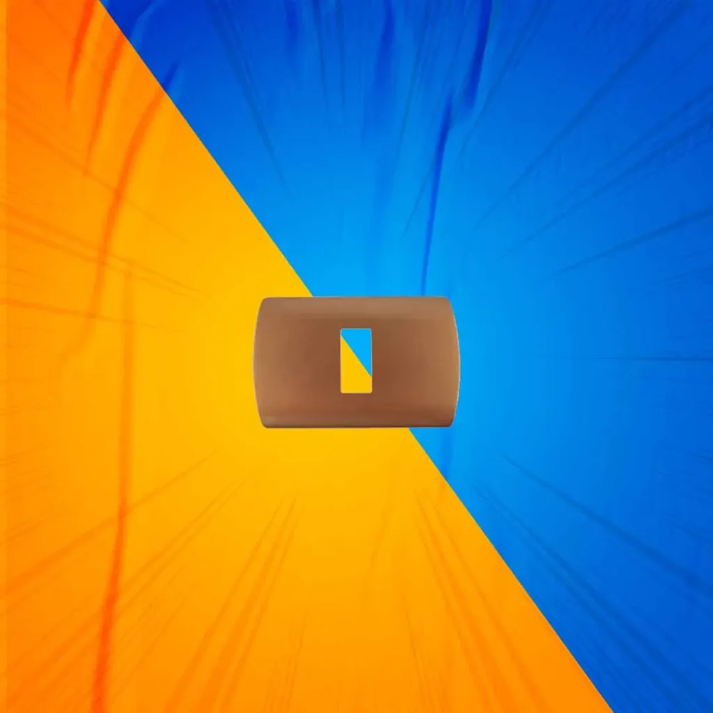 [0600PA0596] PLACA 1 MOD C/SOPORTE DORADO MEC