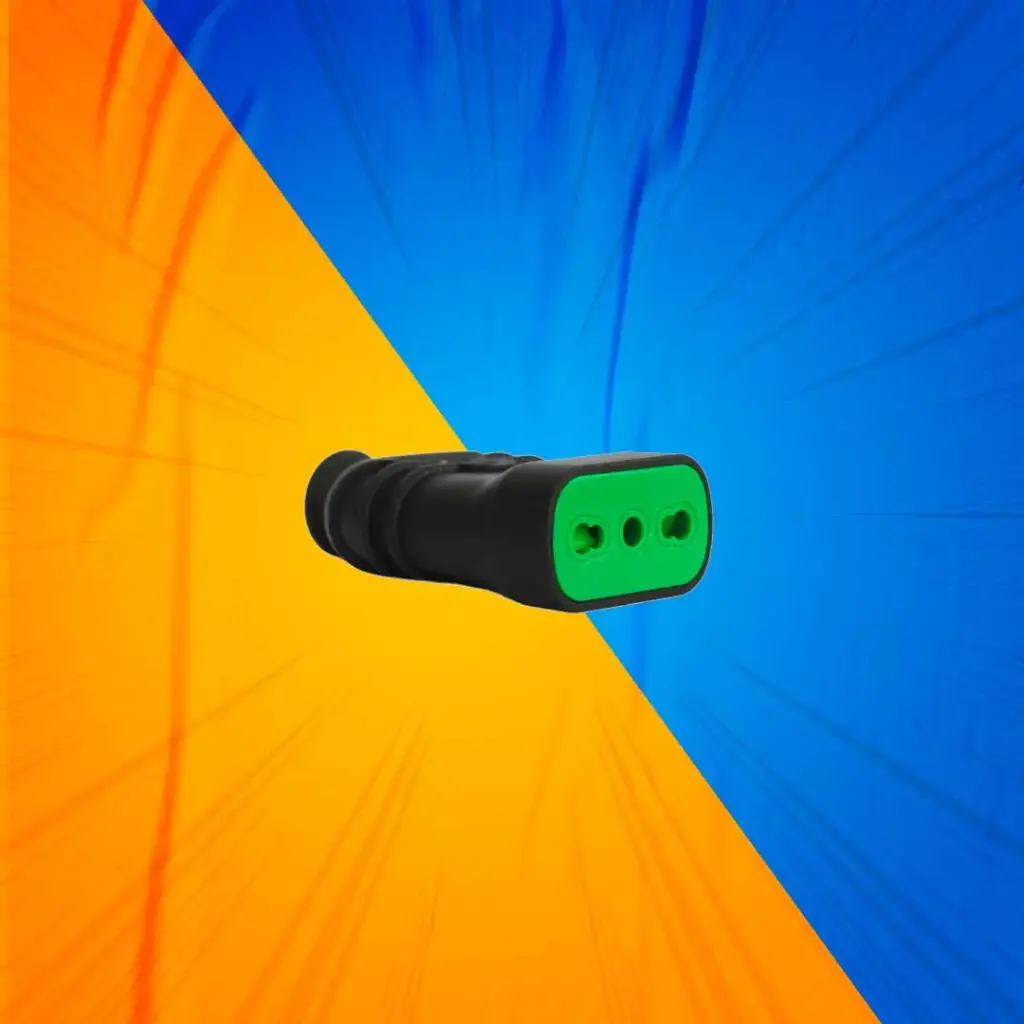 ENCHUFE HEM VOL 2P+T 10A NEGRO FANTON