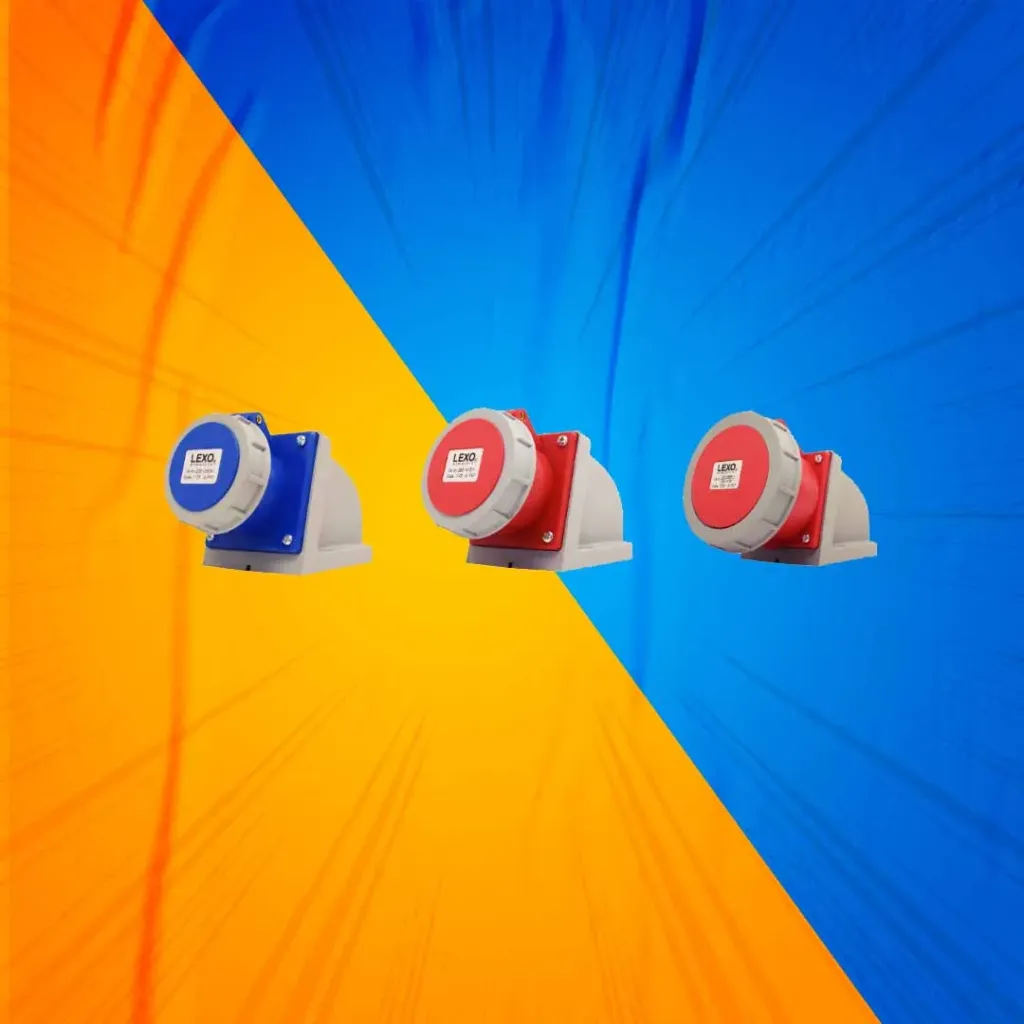 ENCHUFE IND HEM SPTA 32A 3P+N+T 380V IP67 LEXO