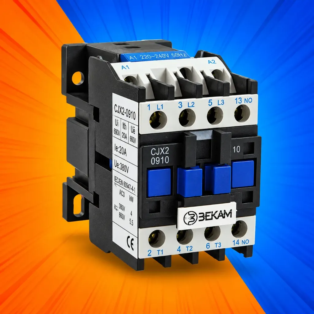 [AC0017] CONTACTOR 25A 220/400V 1NO IP20 BEKAM
