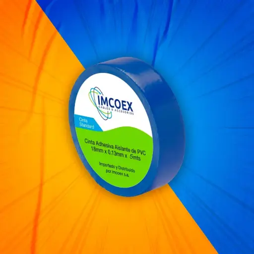 [72500005-4] CINTA PVC 5M AZUL IMCOEX